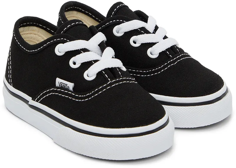 Vans Baby Black & White Authentic Sneakers (VN000ED9BLK1)