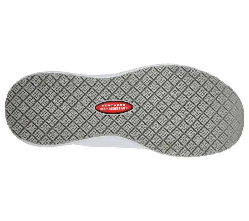 Skechers Work Slip-Resistant: Squad Sneaker White