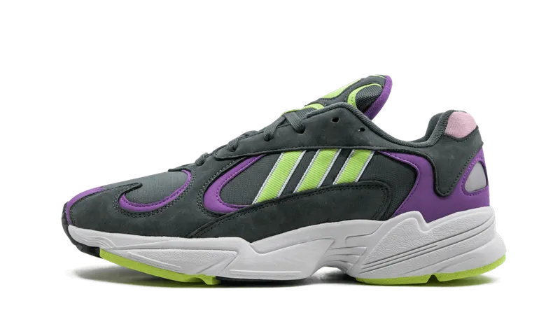 adidas Yung-1 Legend Ivy Hi Res Yellow Legend Ivy/Hi-Res Yellow/Active Purple (BD7655)