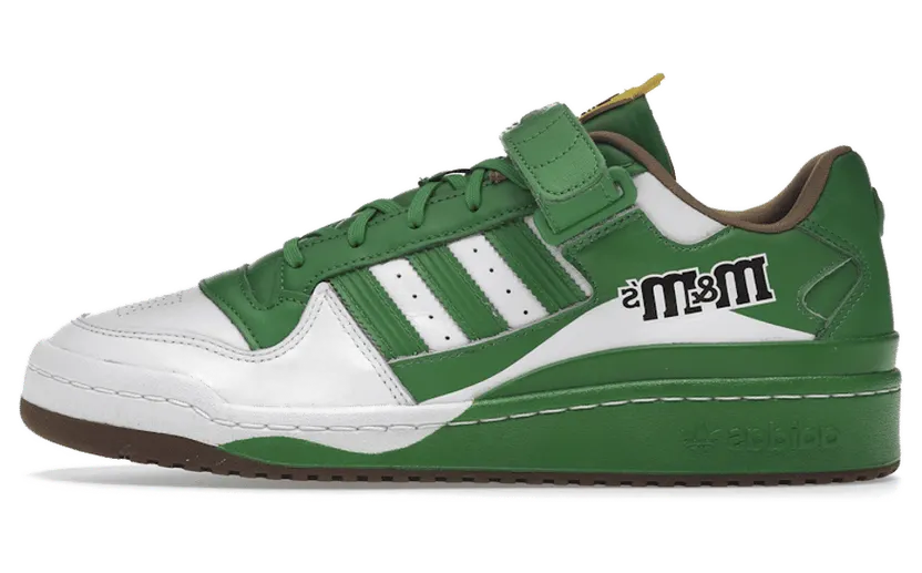 adidas M&M’S Brand Forum Low 84 Green / Cloud White / Eqt Yellow (GY6314)