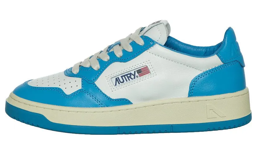 Autry Medalist Low White / Cobalt (AULWWB26)
