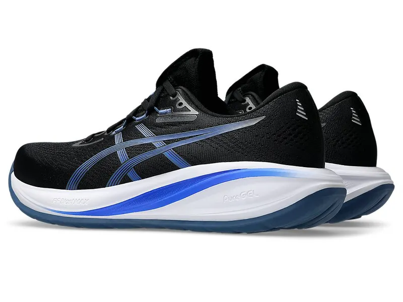 ASICS GEL-CUMULUS 28 “Black / Neon Blue” (1011C143-006)