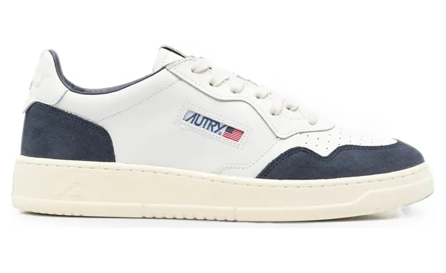Autry Medalist Leather “White/Blue” (AULM FT22)