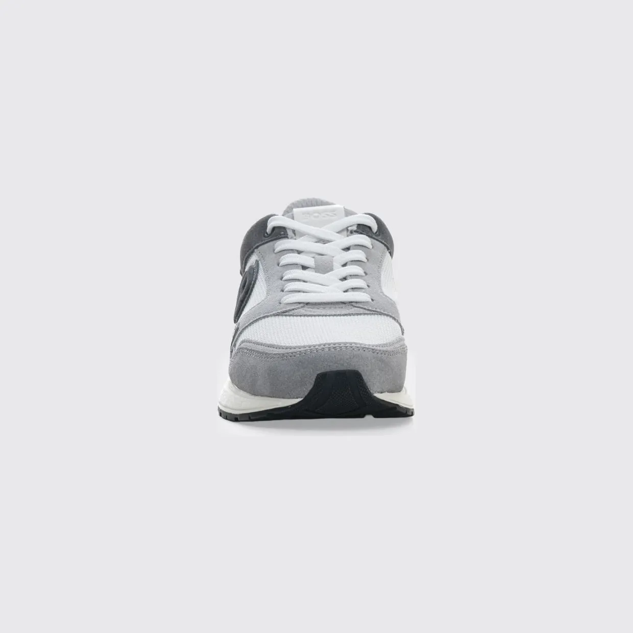 Boss Mesh and Suede Sneakers Grey (50554612061)