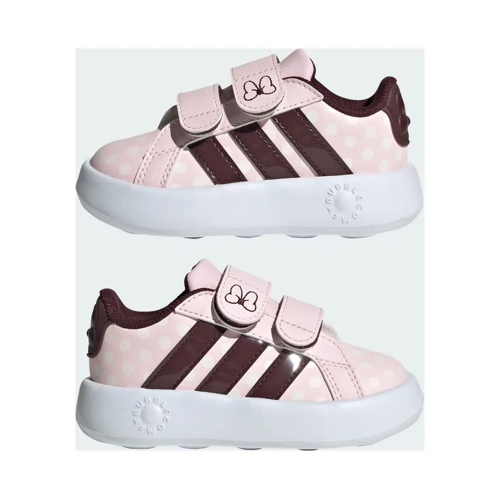 Adidas adidas Disney Minnie Mouse Grand Court Shoes Clear Pink / Aurora Ruby / Chalk White (JR8131)