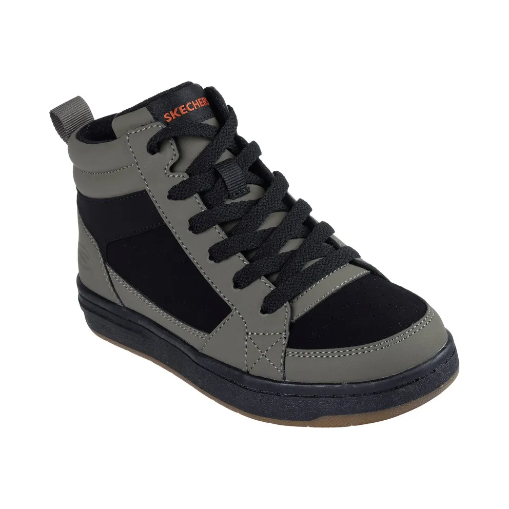 Skechers Smooth Street – Cozy Zip Sneaker Olijf/Black
