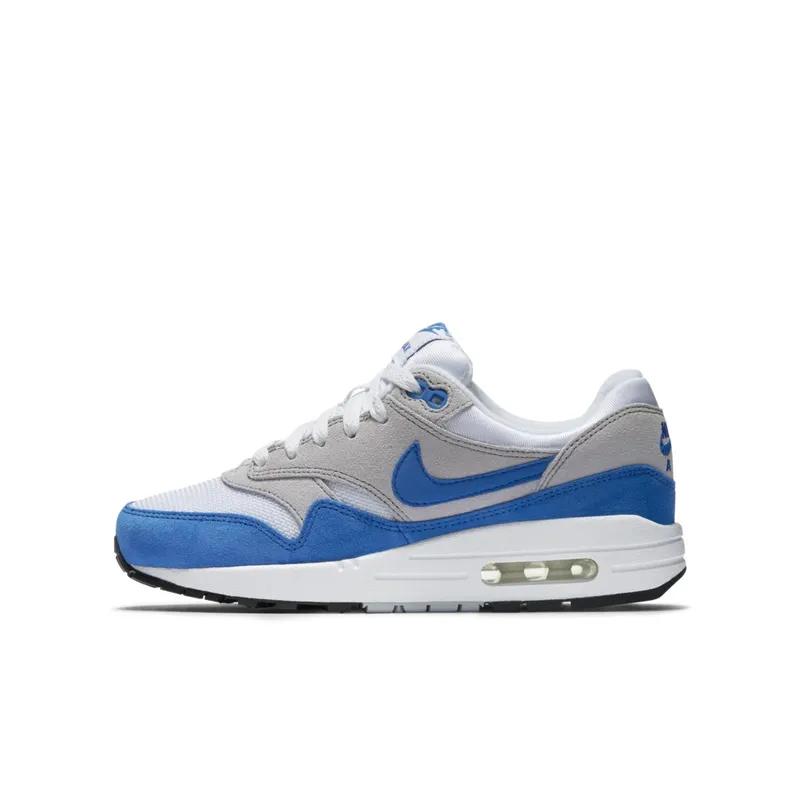 Nike Air Max 1 White Sport Royal (GS) (2015) (555766-147)