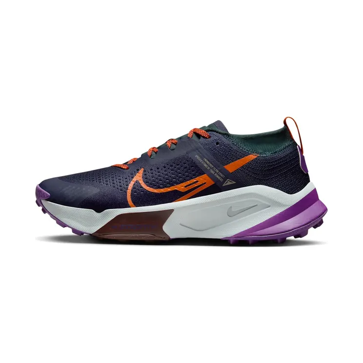 Nike ZoomX Zegama “Purple Ink / Deep Jungle / Purple Cosmos / Safety Orange” (DH0623-500)