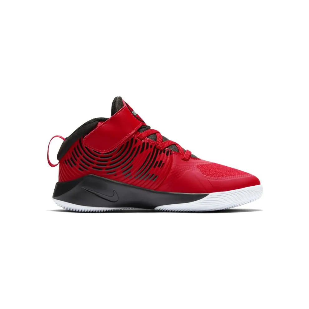 Nike Team Hustle D 9 University Red (PS) University Red/White/Black (AQ4225-600)