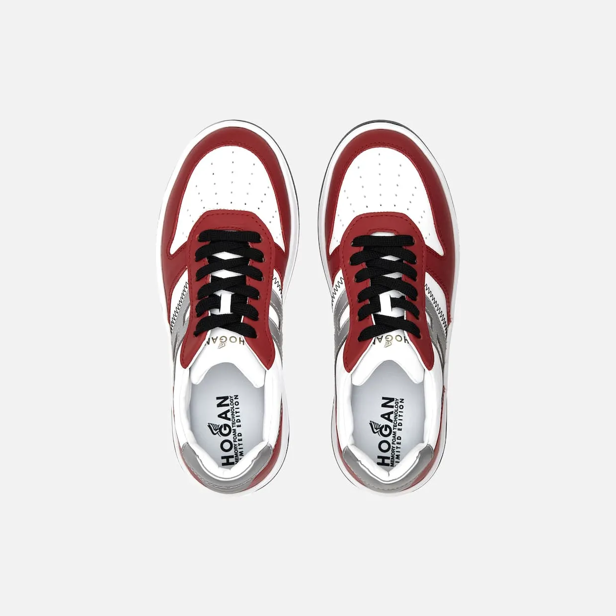 Sneakers Hogan H630 White Red (HXW6300EU53OI50PD9) (3)