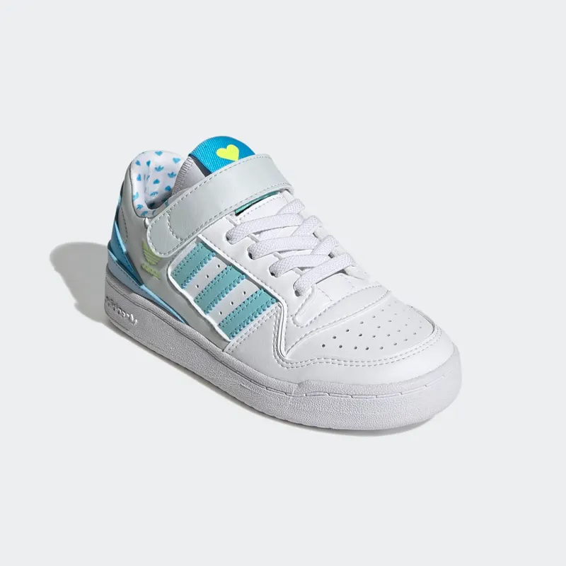 Adidas Forum Low Cloud White / Sky Rush / Clear Aqua (GZ0800)
