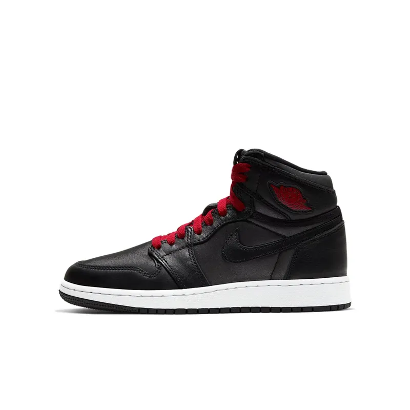 Air Jordan Nike AJ I 1 Retro High OG Black Red (GS) (2020) (575441-060)