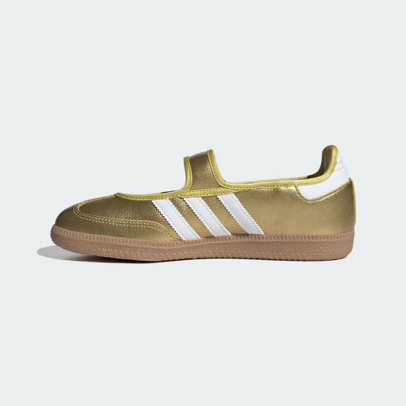 Adidas Samba Jane Gold Metallic / Cloud White / Gum (IH6599)