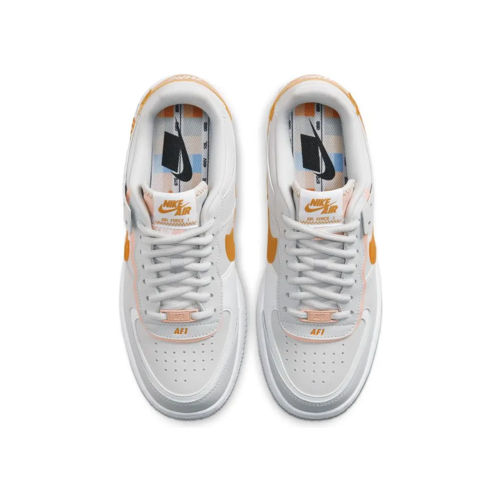 Nike Air Force 1 Shadow Pollen Rise (W) Vast Grey/Pollen Rise-Washed Coral-White (CQ9503-001)