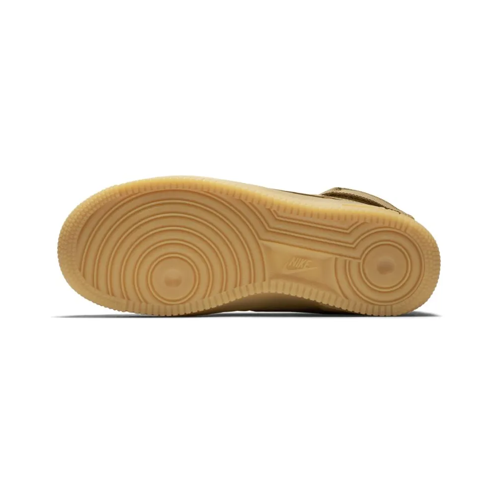 Nike Air Force 1 High Wheat 2015 (GS) Flax/Flax-Outdoor Green (807617-200)