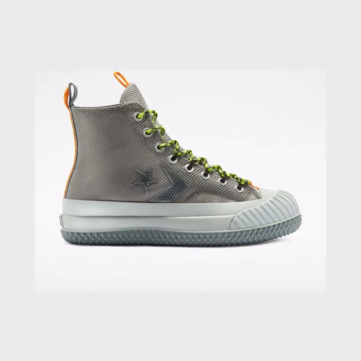 Converse Bosey MC High ‘Metallic Vis – Grey Silver’ Grey/Grey/Orange (169528C)