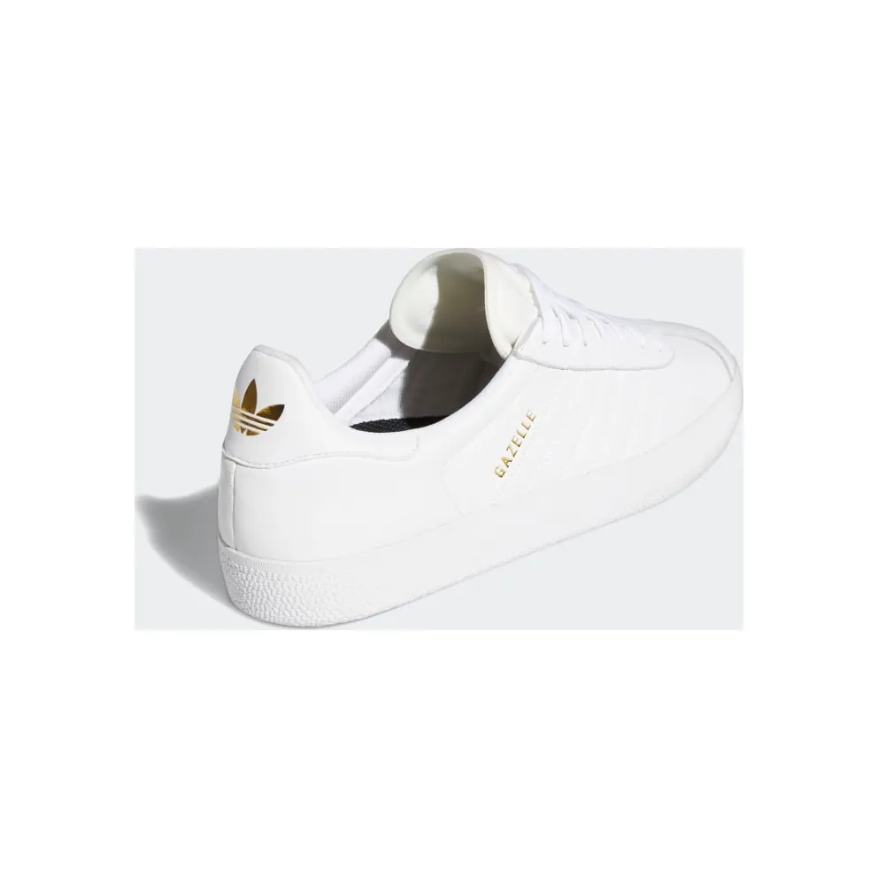 Adidas Gazelle ADV ‘Cloud White’ Cloud White/Cloud White/Gold Metallic (FY0482)