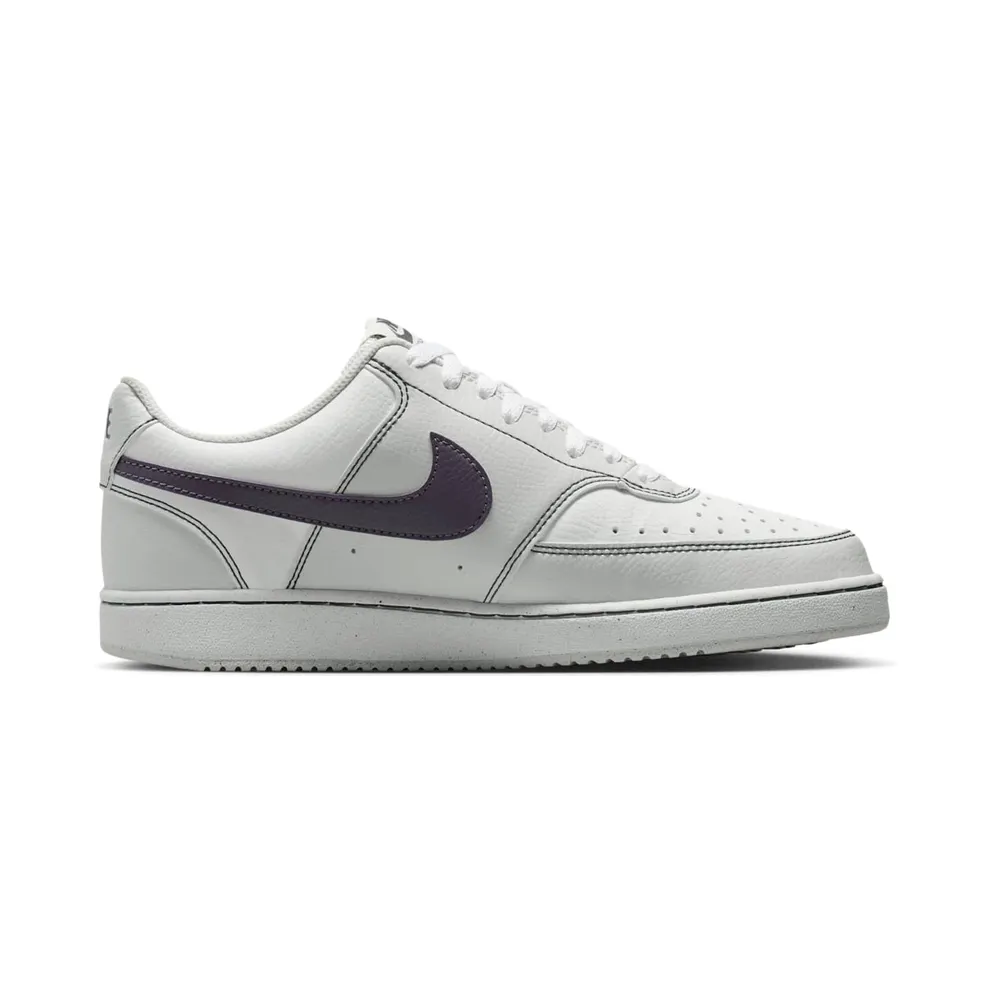 Nike Court Vision Low Next Nature CS Vast Grey White Dark Raisin (IO9552-001)