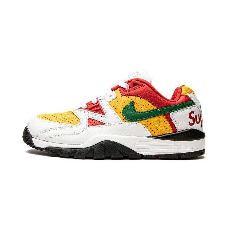 Nike Air Cross Trainer 3 Low Supreme – “White / University Gold / University Red / Pine Green” (CJ5291-100)