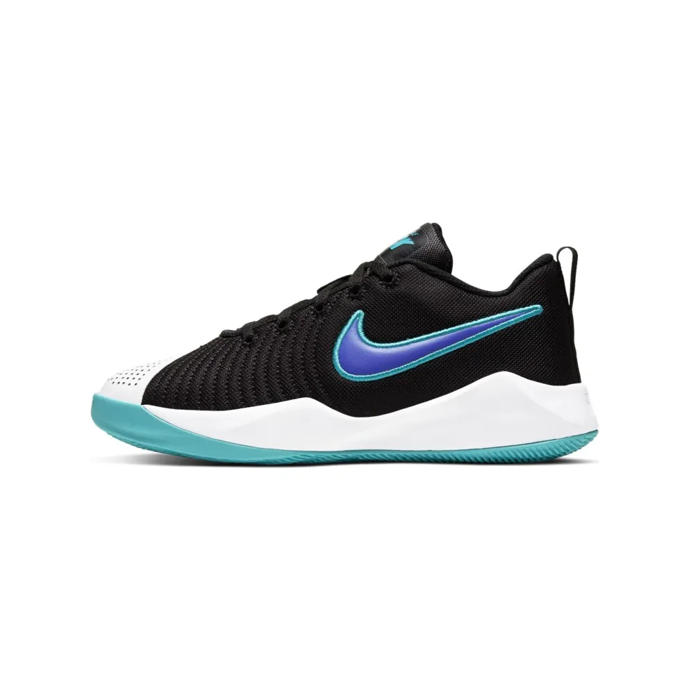 Nike Team Hustle Quick 2 Black Oracle Aqua (GS) Black/Oracle Aqua/White (AT5298-009)