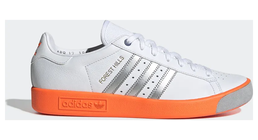 adidas Forest Hills White Silver Orange