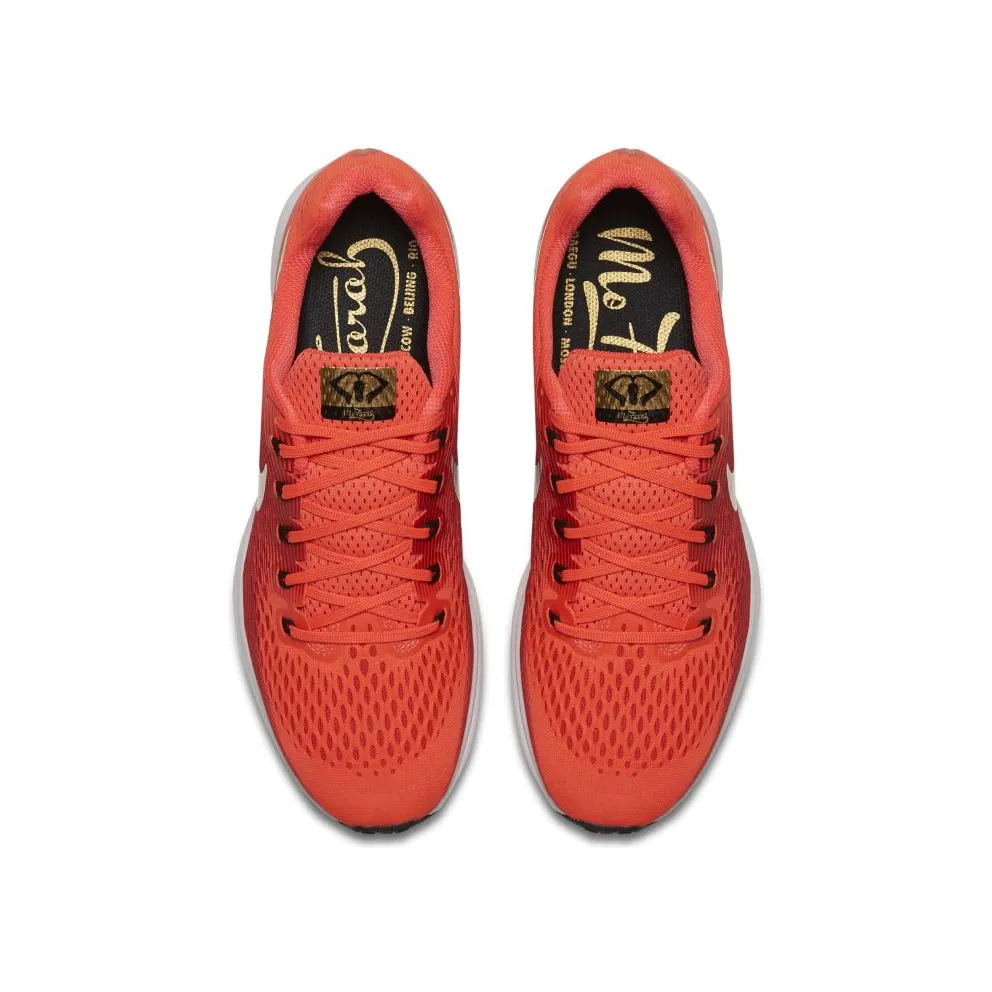 Nike Air Pegasus 34 Mo Farah Bright Crimson/Metallic Gold-Black (AA3775-607)