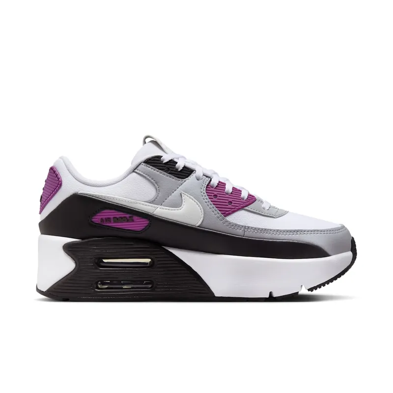 Nike Air Max 90 LV8 White Bold Berry Wolf Grey Photon Dust (FD4328-109)