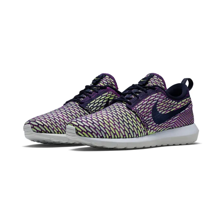 Nike Roshe One NM Flyknit Dark Obsidian Fuchsia Flash