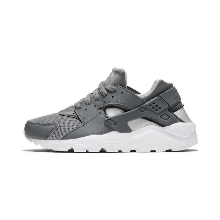 Nike Huarache Run Grey Silver (GS) “Cool Grey / Wolf Grey / White” (654275-012)