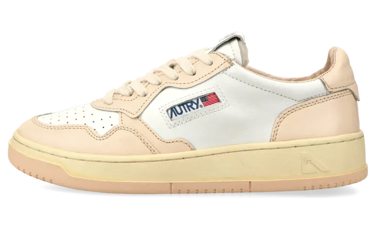 Autry Medalist Low W (leat / leat white / dew) – AULWWB28