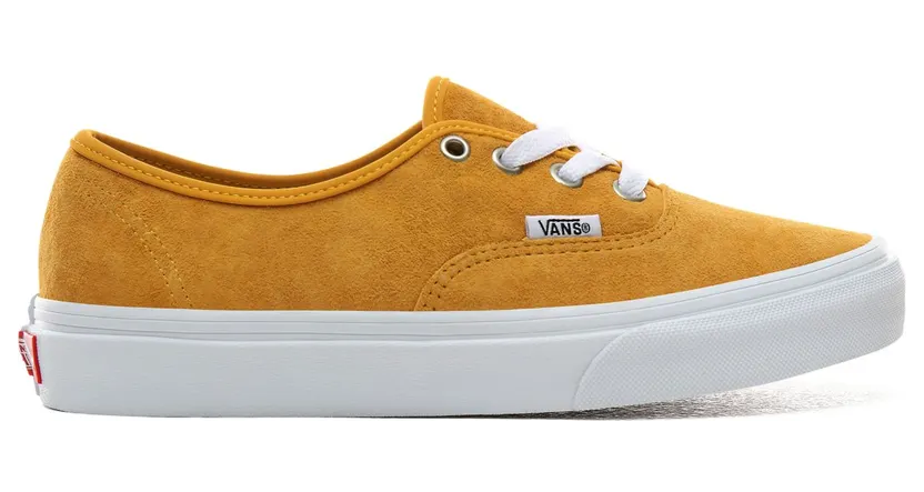 VANS Authentic Schoenen Van Varkenssuède (Geel)