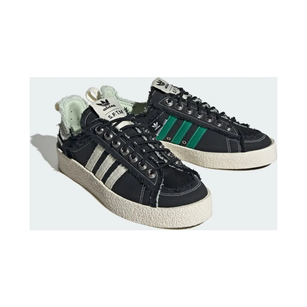 Adidas Campus 80s Core Black / Cream White / Linen Green (ID4791)