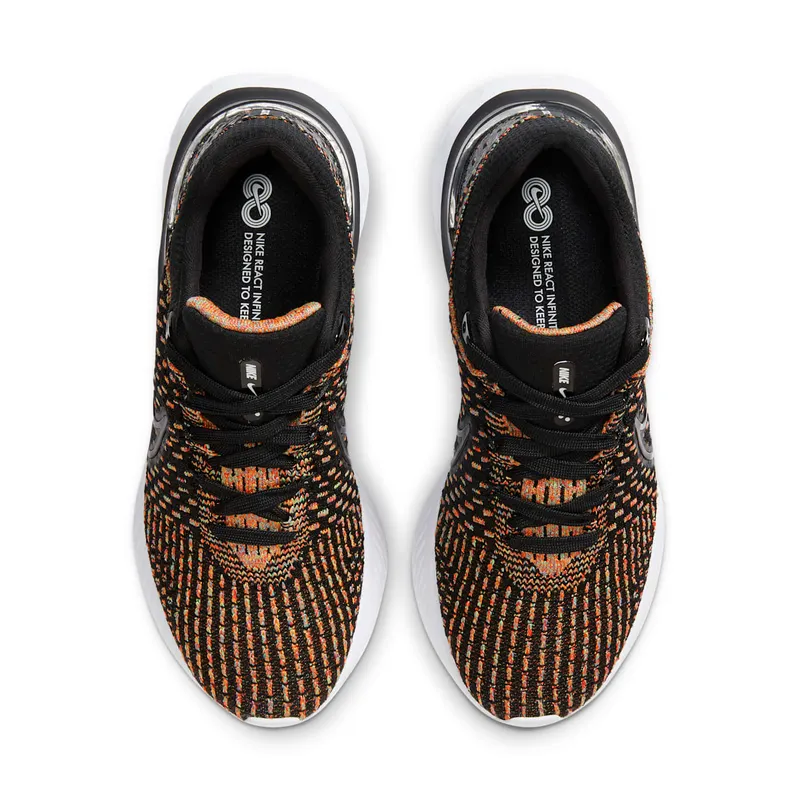 Nike React Infinity Run Flyknit 3 Road Running Black (DD3024-002)