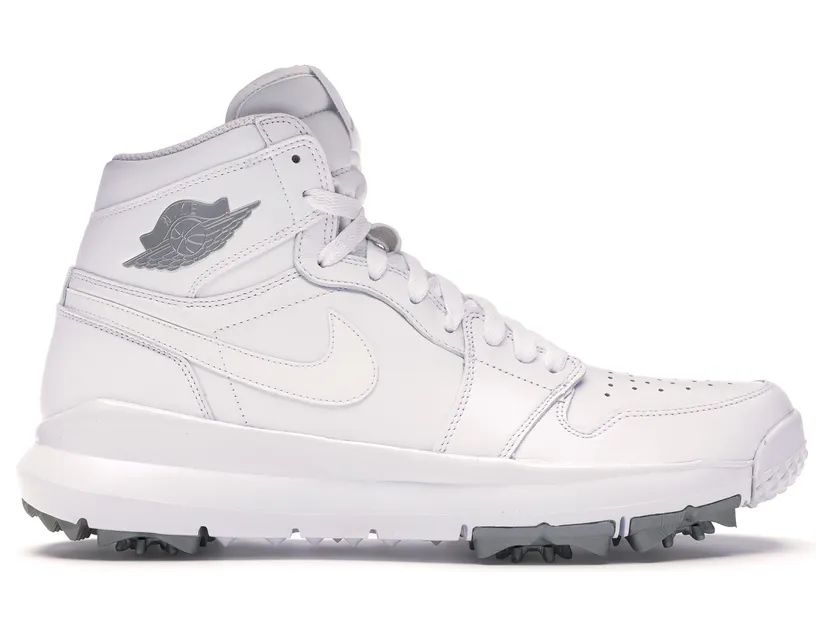 Jordan 1 Retro Golf Cleat White Metallic