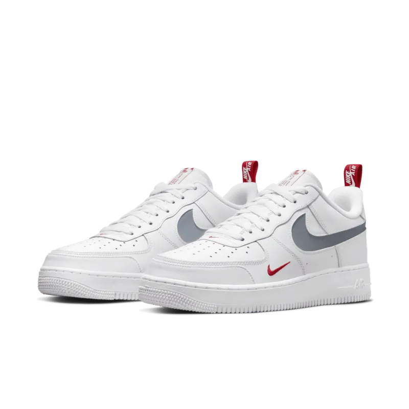 Nike Air Force 1 Low Reflective Swoosh White University Red (DO6709-100)