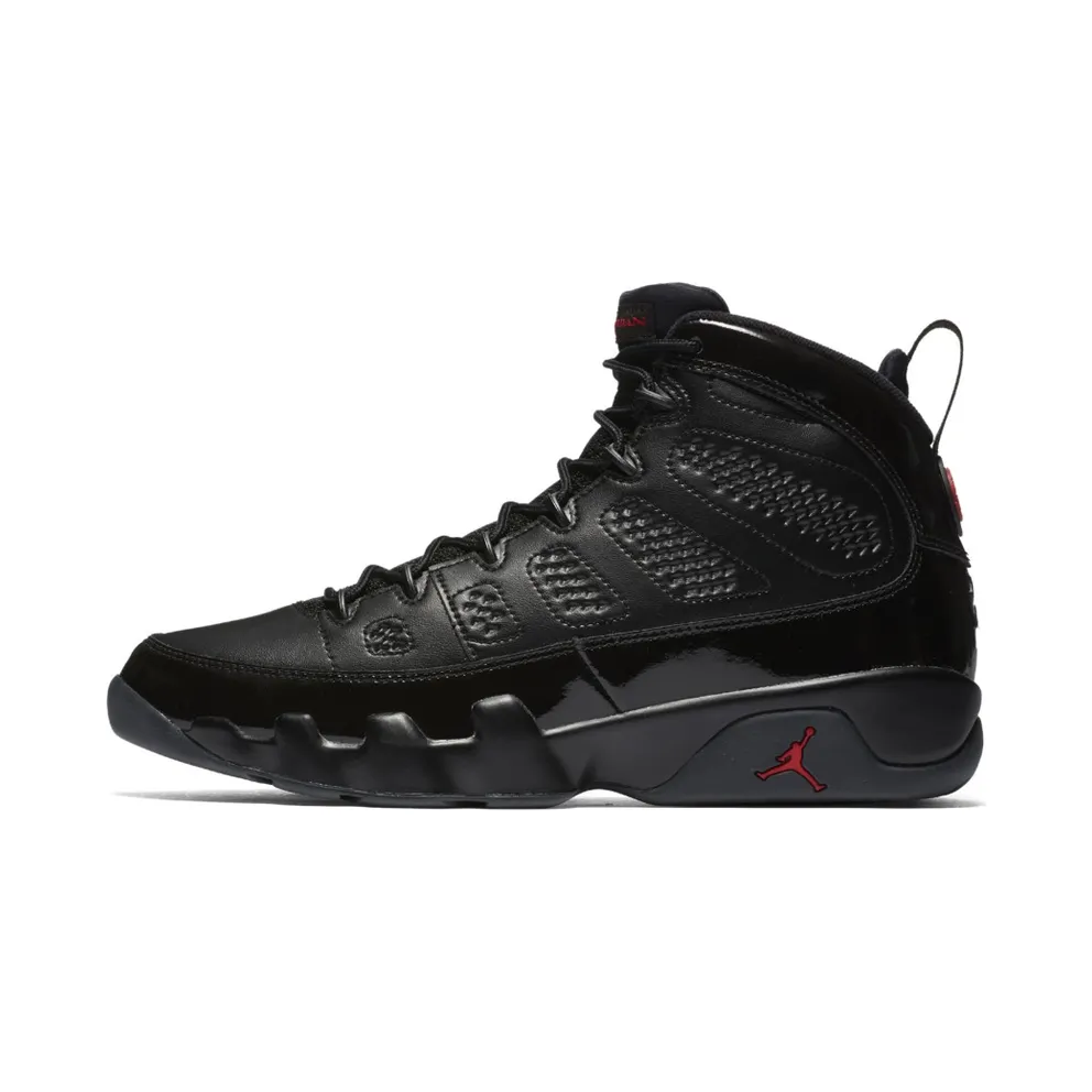 Jordan 9 Retro Bred Patent Black/University Red-Anthracite (302370-014)