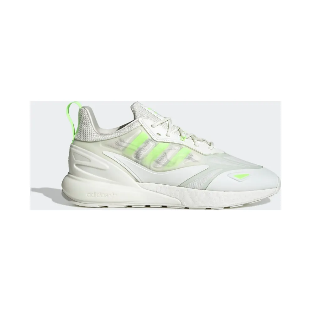 adidas ZX 2K BOOST 2.0 White Tint / Signal Green / Grey Two (GY3494)