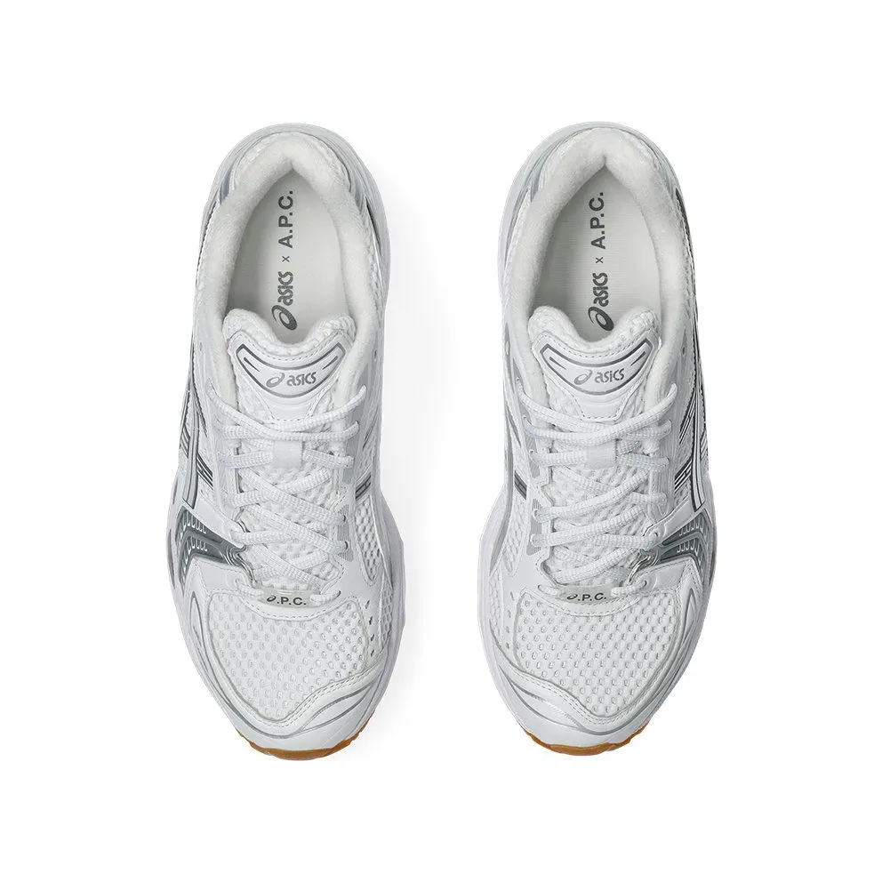 ASICS Gel-Kayano 14 A.P.C. White Pure Silver (1203A727-100)
