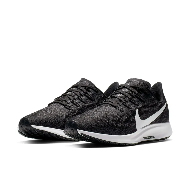 Nike Air Zoom Pegasus 36 Black White (W) Black/White-Thunder Grey (AQ2210-004)