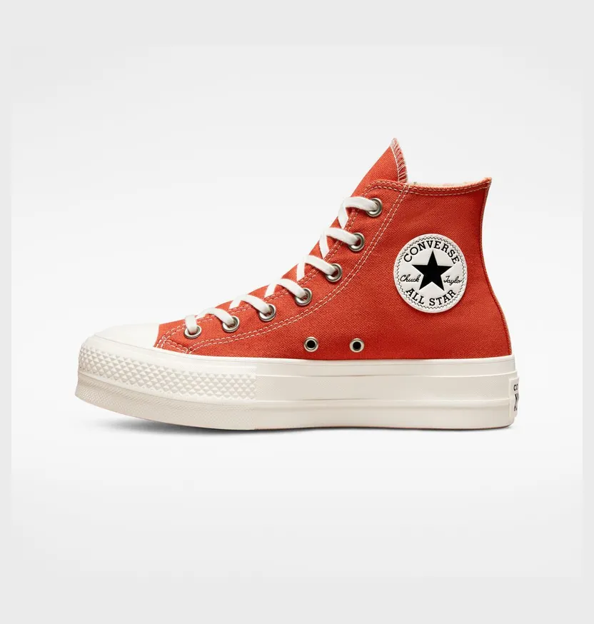 Converse Chuck Taylor All Star Lift Platform Peaches Mantra Orange/egret/zwart (A03175C)