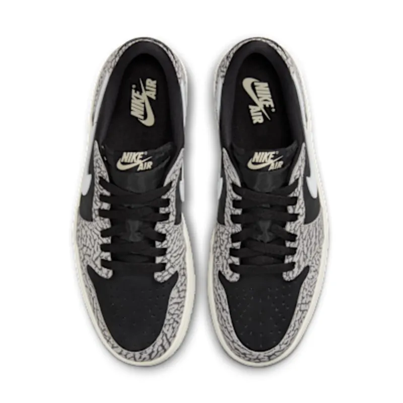 Uit de oude doos: Air Jordan 1 Low OG “Black Cement” (CZ0790-001) (4)