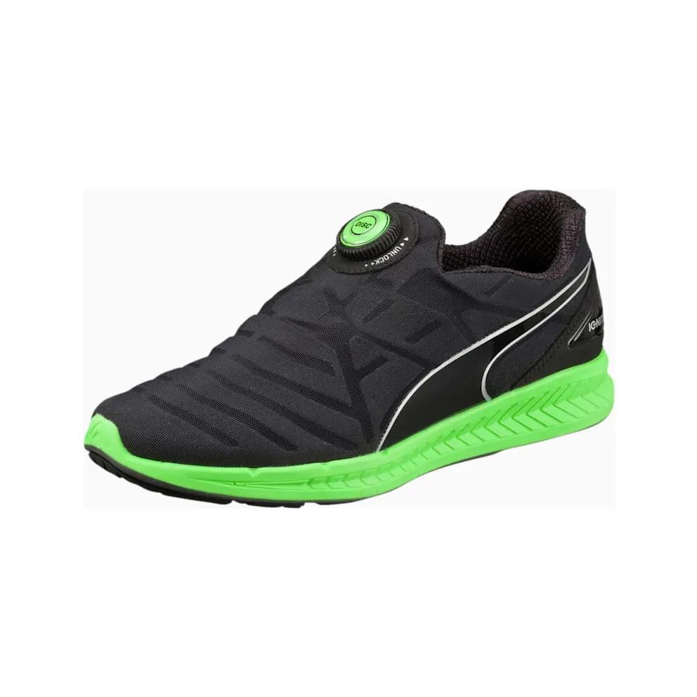 Puma Ignite Disc Black Green Gecko (188616-03)