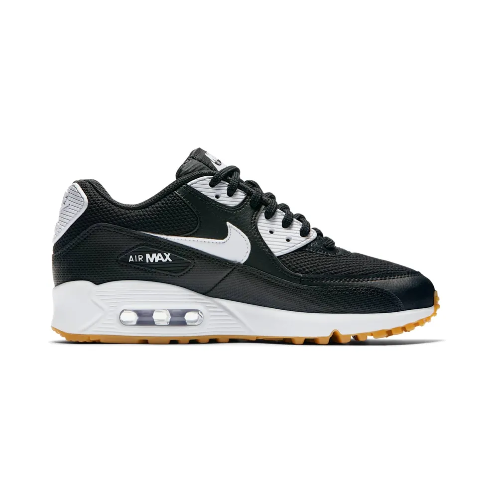 Nike Air Max 90 Black White Gum (W) Black/Gum Light Brown-White-White (325213-055)