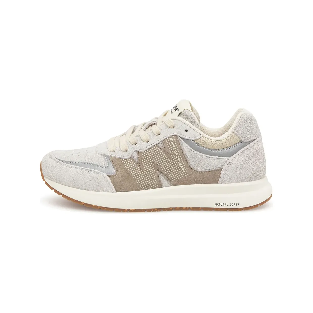 Woden Donkerbeige / Lichtgrijs (N000773-379)