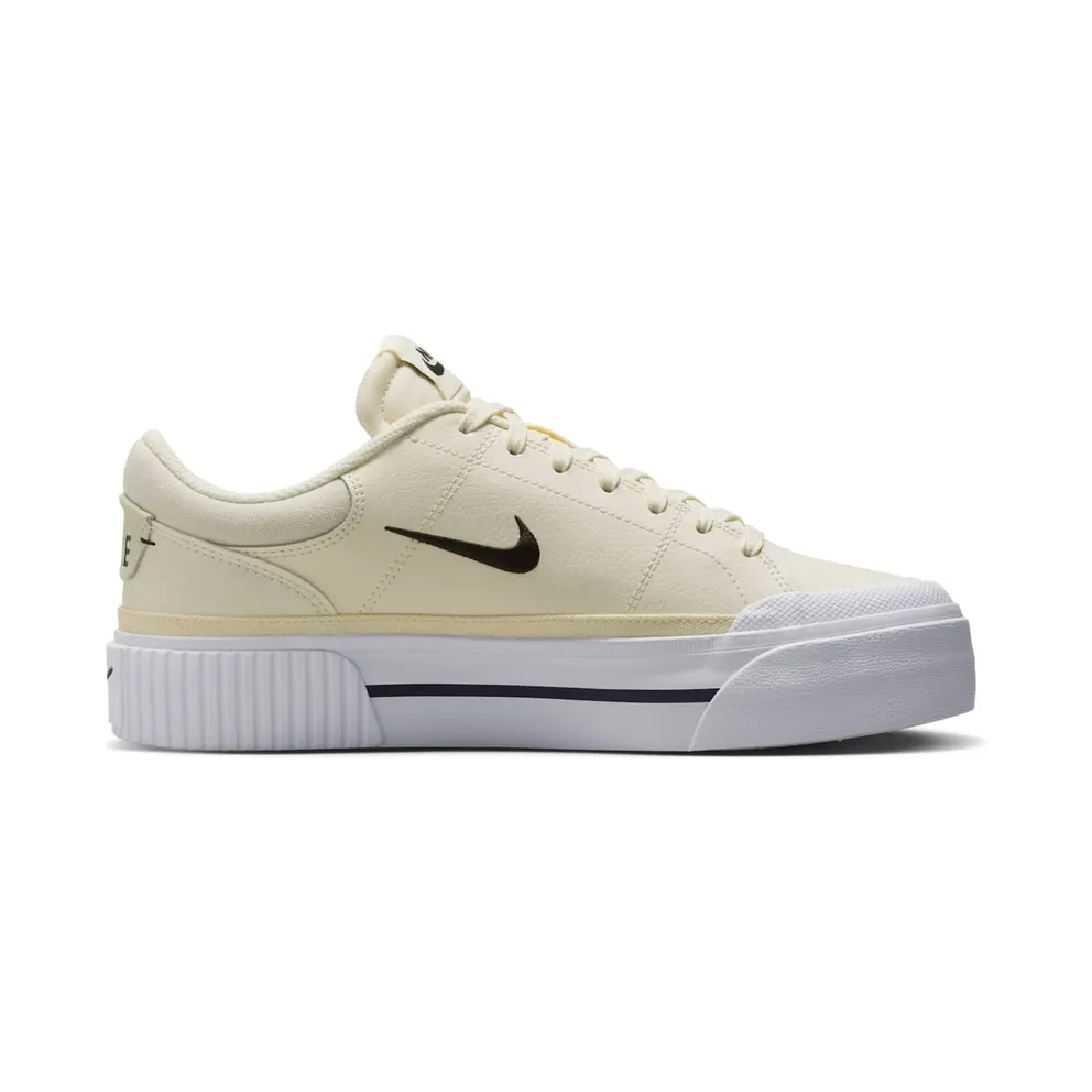 Nike Court Legacy Lift Pale Ivory Black (FV5526-101)