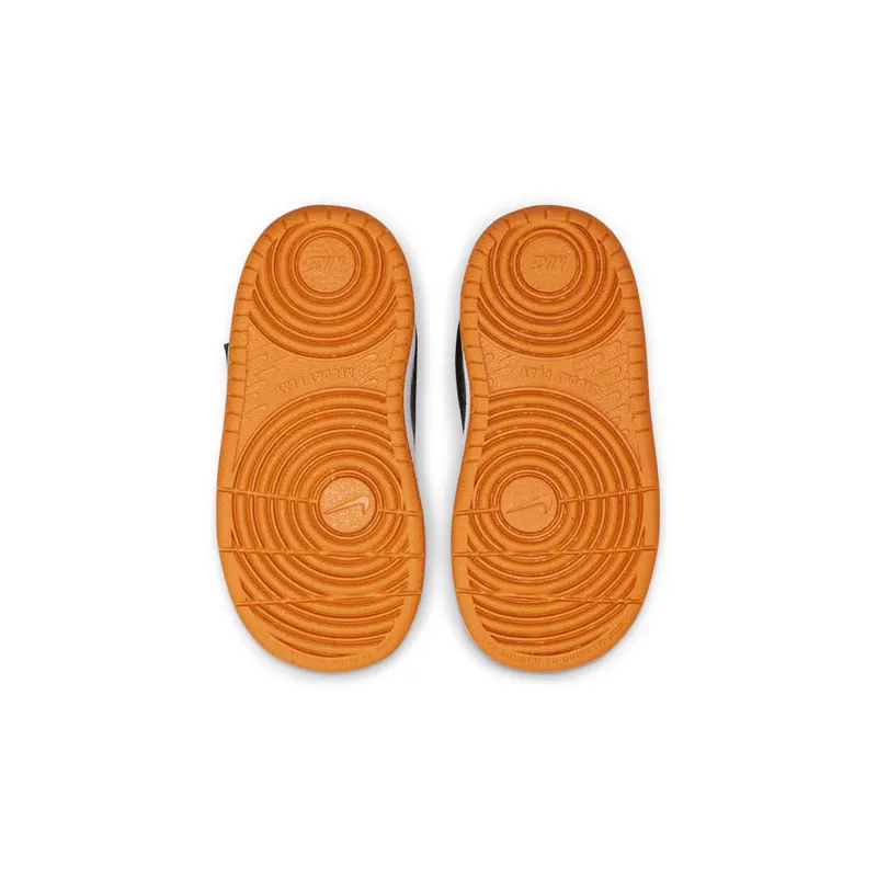 Nike Court Borough Low 2 White Black Kumquat (DN1230-100)