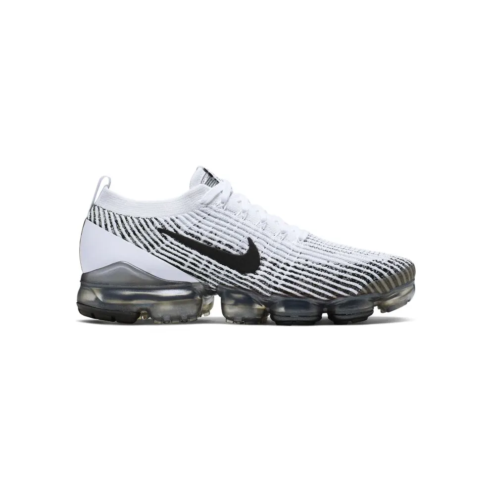 Nike Air VaporMax Flyknit 3 Zebra White/Black-White-Metallic Silver (AJ6900-105)