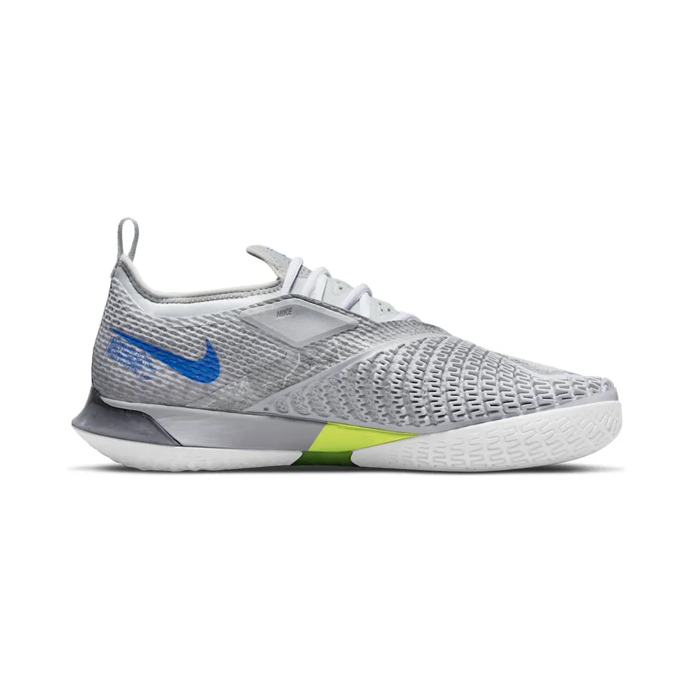 NikeCourt React Vapor Nxt Hardcourt Black “Light Smoke Grey / Aluminium / Grey Fog / Hyper Royal” (CV0724-008)