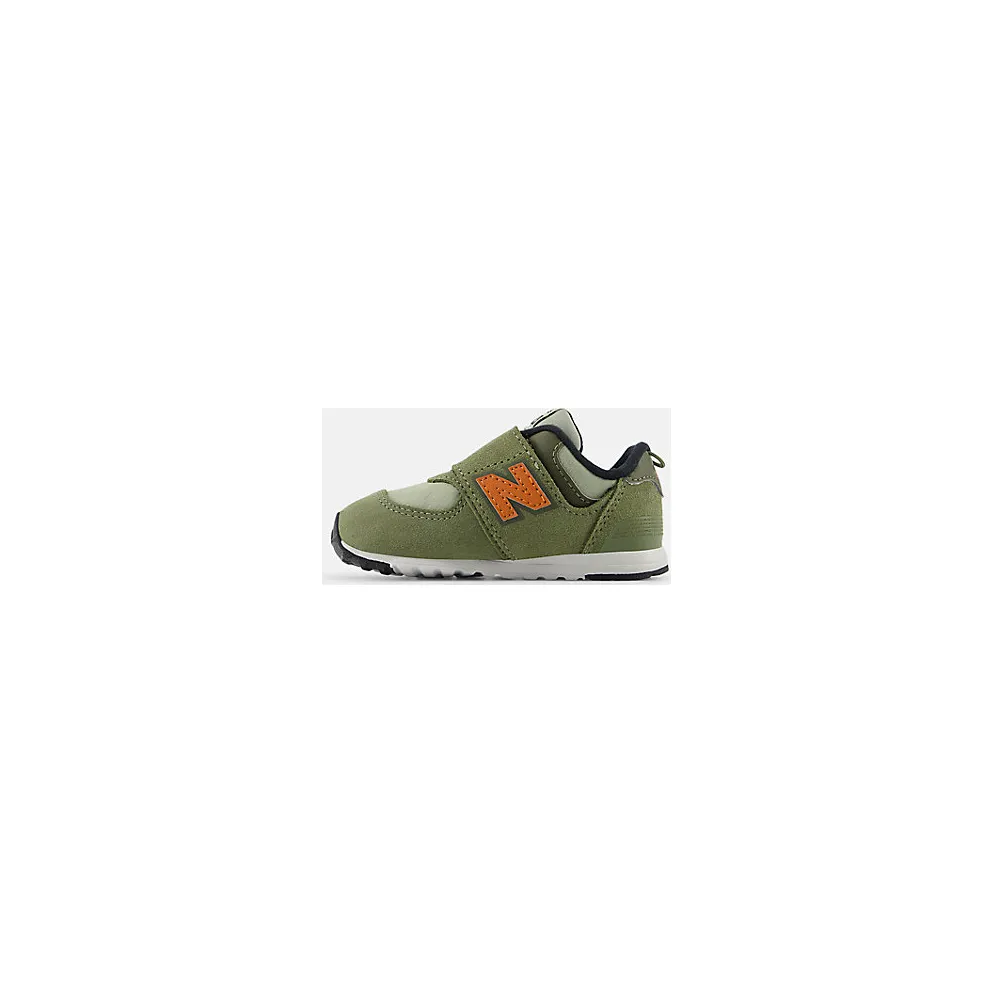 New Balance 574 Hook and Loop Dark Olivine Infield Clay (NW574SOF)