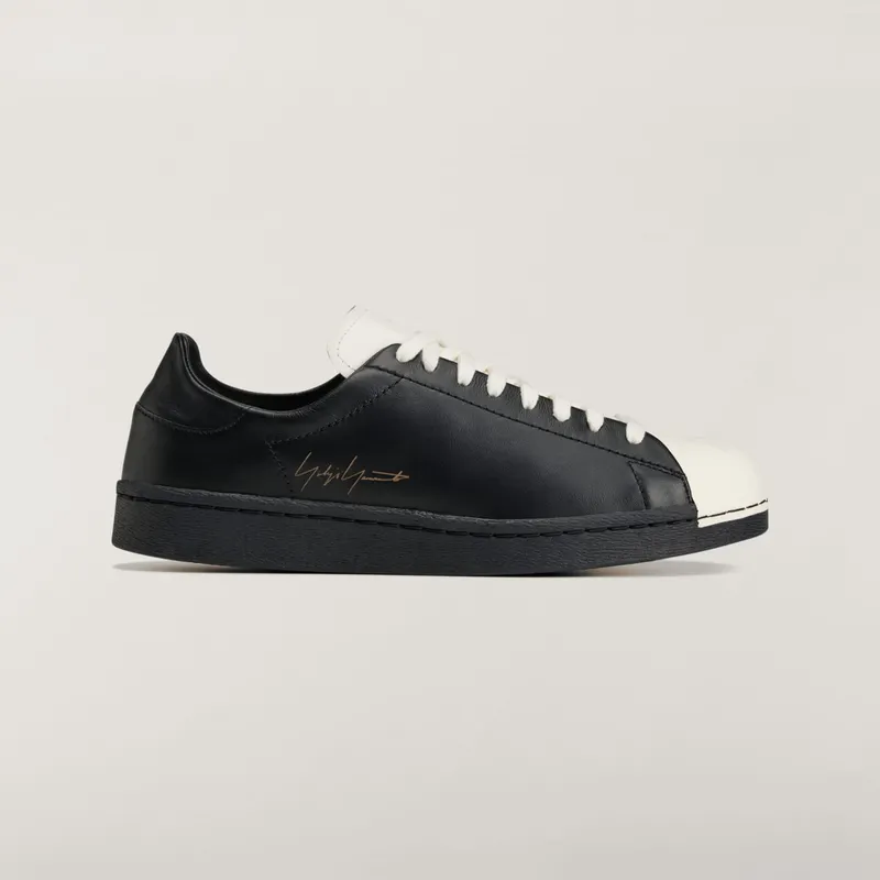 Adidas Y-3 SUPERSTAR Sports Shoes Black / Black / Off White (KZ9064)